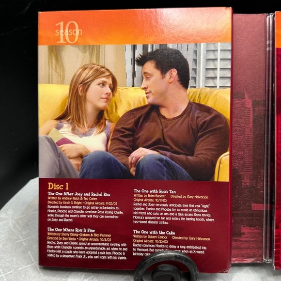 Friends DVD Movie Box Set Season 10 Jennifer Aniston Matthew Perry Courteney Cox - Picture 4 of 13